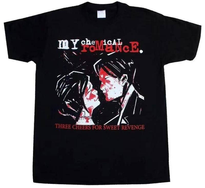 MY CHEMICAL ROMANCE THREE CHEERS FOR SWEET REVENGE SHORT - LONG SLEEVE T-SHIRT fashion t shirt tops Top Womenswear Women...