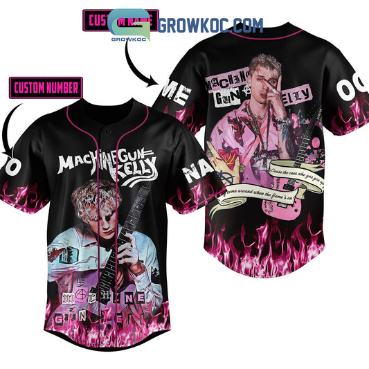Machine Gun Kelly Cause The Ones Who Gas You Up Personalized Baseball Jersey
