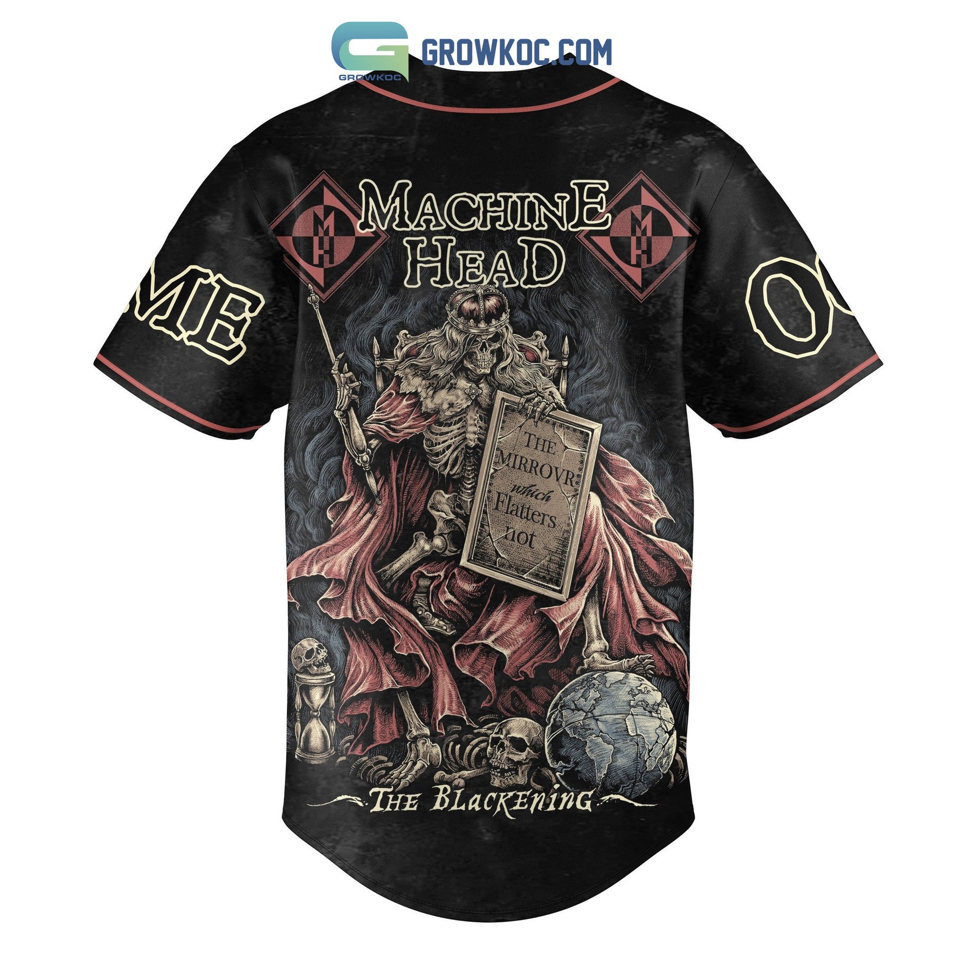 Machine Head The Blackening Personalized Baseball Jersey