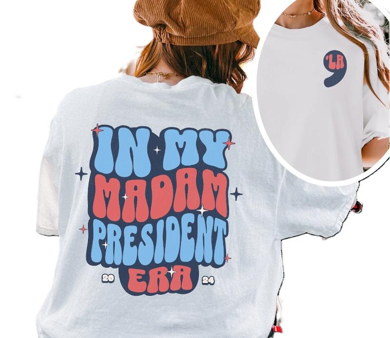 Madam President Kamala Shirt, Kamala.H President 2024 Shirt, Womens Power, Girl Power, Democrat T-shirt, Equal Rights,...