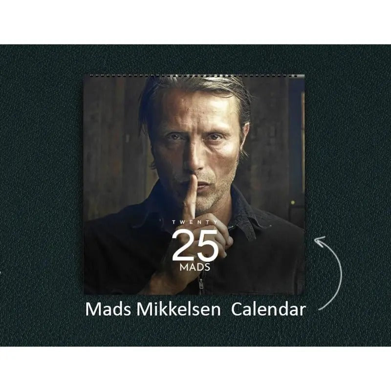 Mads Mikkelsen Calendar 2025 | Mads Mikkelsen 2025 Celebrity Wall Calendar, Wall Calendar 2025, Best Gift For Mads...