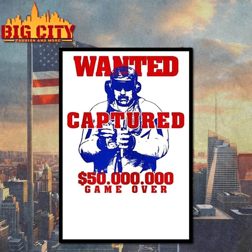 Maduro Captured Wanted Captured $50.000.000 Game over shirt