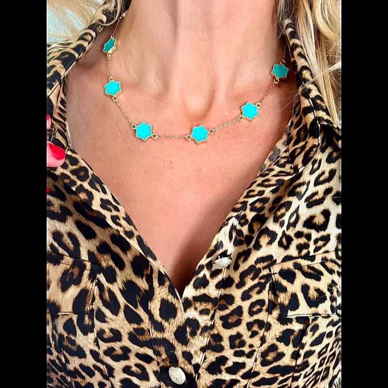 Magnolia Turquoise Eternity Necklace T-Shirts, Hoodie, Sweatshirt | WearSparks.com