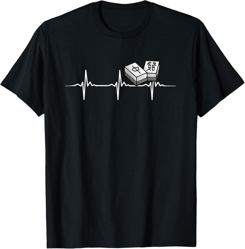 Mahjong Heartbeat T-Shirt Hoodie, Sweatshirt | WearSparks.com