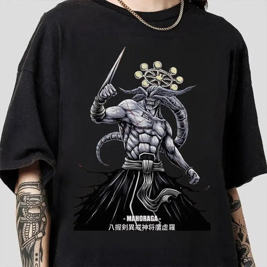 Mahoraga T-Shirt, General Mahoraga JJK, Jujutsu Kaisen T-Shirt, JJK Mahoraga, JJK Megumi, Megumi T-Shirt, Japanese Manga...
