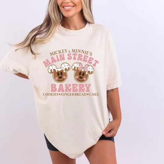 Main Street Bakery Tshirt Sweatshirt, Christmas Gingerbread Shirt, Christmas Shirt, Christmas Cookies Shirt Hoodie