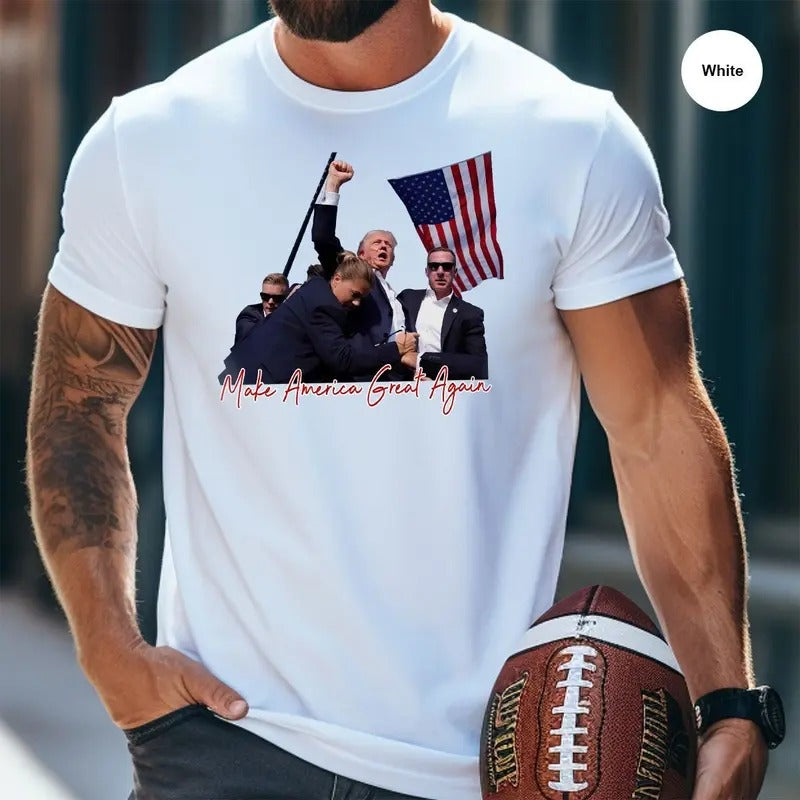 Make America Great Again Trump Shirt, Trump Assassination, My President Shirt, Fight Shirt Hoodie, Sweatshirt