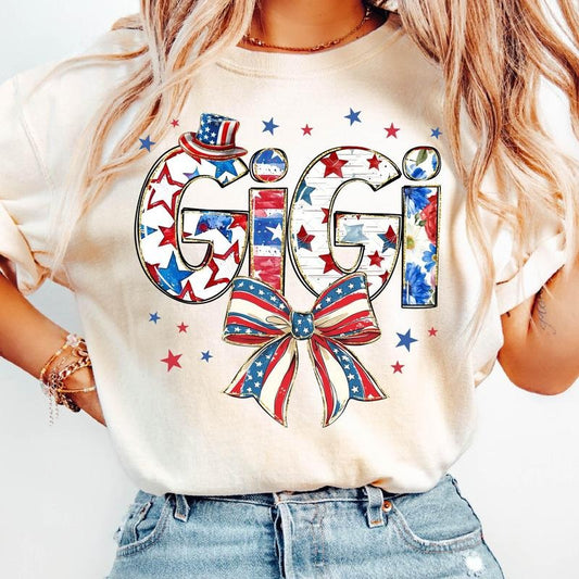 Mama 4th of July T-Shirt, Family 4th of July T-Shirt, American Mama T-Shirt, Fourth of July USA Flag T-Shirt, Patriotic...