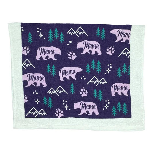 Mama Bear Funny Cute Tough Best Mom Tea Towel Funny Dish Towels Soft Adsorbent Tea Towel T-Shirts, Hoodie, Sweatshirt