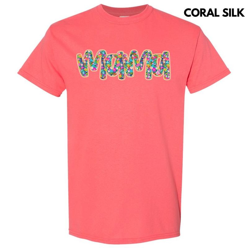 Mama Ditzy Floral Gildan Short Sleeve T-Shirt 'NLB' Hoodie, Sweatshirt | WearSparks.com
