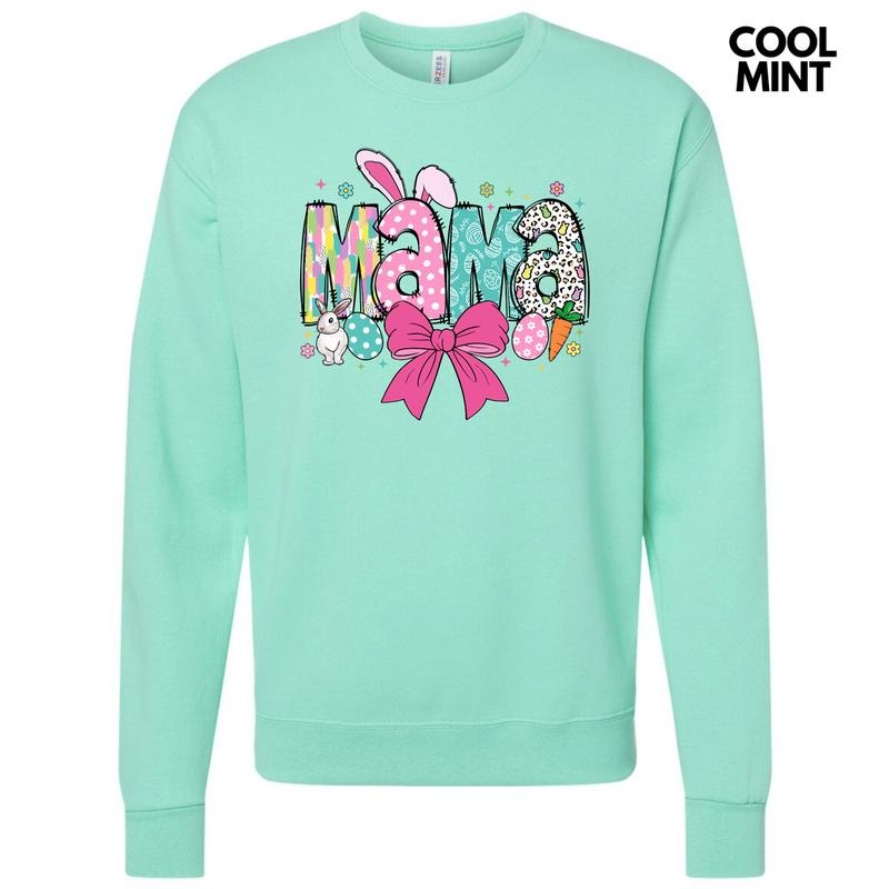 Mama Easter Coquette Sweatshirt T-Shirts, Hoodie | WearSparks.com