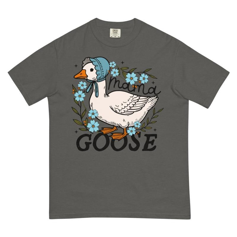 Mama Goose Shirt ~ Unisex Apparel Relaxed Fit Printed In The USA Clothing Womenswear Casual Comfort Cotton Top Athletic...