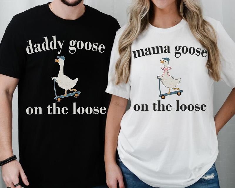 Mama Goose Shirt,Goose on the Loose,Goose Shirt,Pregnancy Shirt,Pregnancy Shirt Mom,Silly Goose Shirt,Baby Reveal Tee...