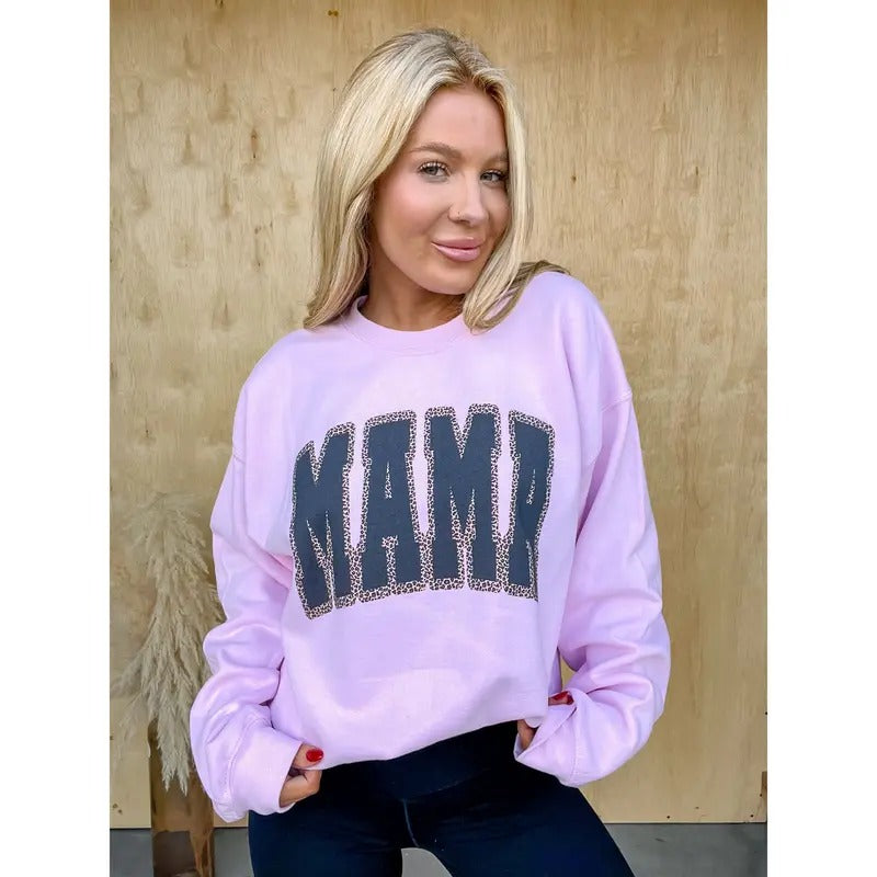Mama Leopard Graphic Top T-Shirts, Hoodie, Sweatshirt | WearSparks.com