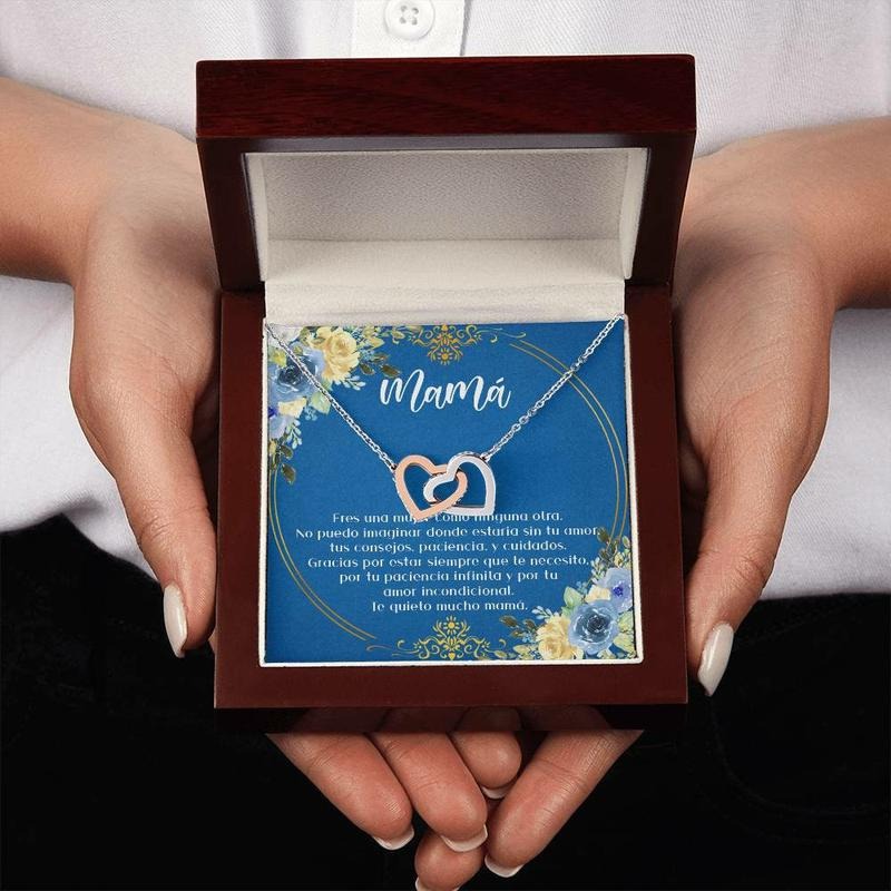Mama Necklace, Mom Necklace, Mother's Day Gift, Birthday Gift, Christmas Gift For Mama, Necklace With Message Card, Gift...