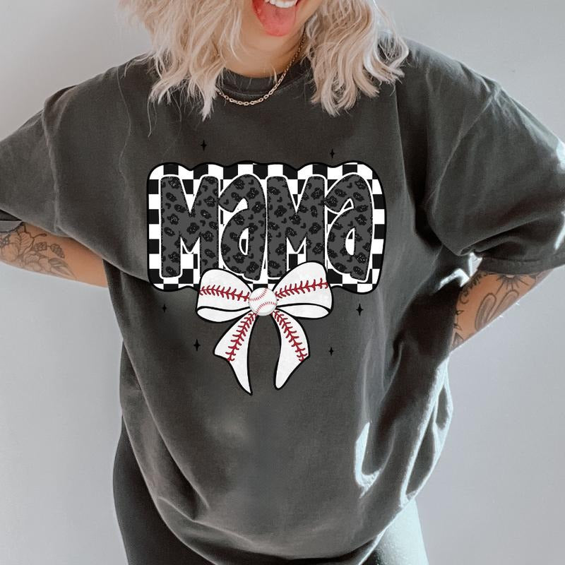 Mama Of Baseball Shirt ~ Unisex Apparel Relaxed Fit Printed In The USA Clothing Womenswear Casual Comfort Cotton Top...