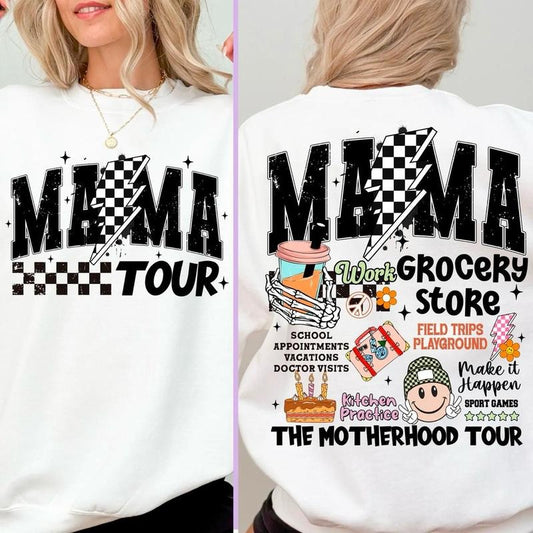 Mama Sweatshirt, Mama Tour Shirt, Motherhood T-Shirt, the Motherhood Tour Sweatshirt, Mother's Day Tee, Mama Shirt, Retro...