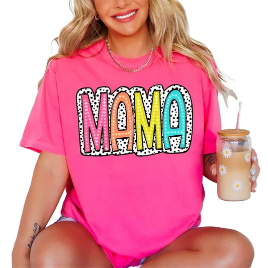 Mama Tshirt, Mama Neon Shirt, Cute Mom Shirts, Mother's Day Tshirt, Cute Mama Tee, Unisex T-Shirt, Gifts For Mother Mama...