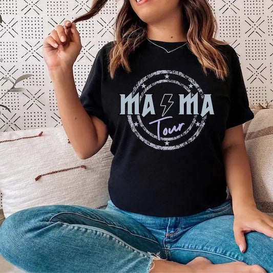 Mama rock tour shirt, mom life, concert tee, rock and roll, motherhood world tour, Mother Days shirt Hoodie, Sweatshirt