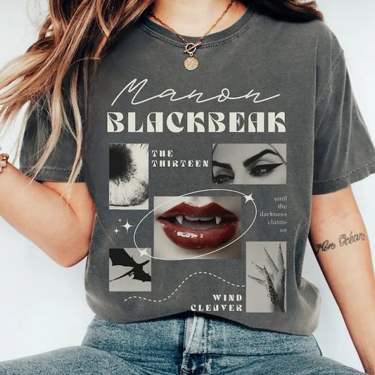 Manon Blackbeak Throne of Glass Shirt The Thirteen Shirt Sarah J Maas Booktok Merch Throne Of Glass Merch SJM Merch...