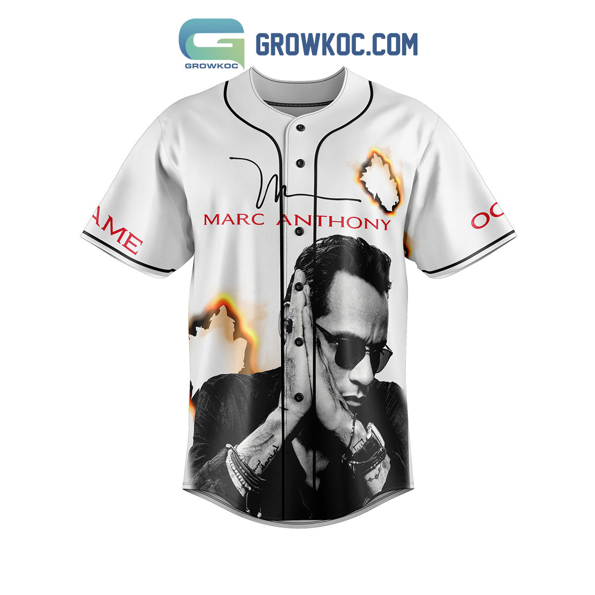 Marc Anthony Historia Tour 2024 Personalized Baseball Jersey