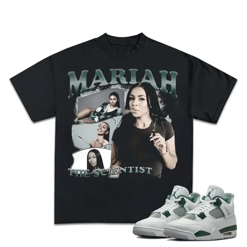 Mariaaah 90s Tees Unisex T-shirt, Shirt To Match Sneaker 4S Oxidized Green, Shirt To Match You Kicks Cotton T-Shirt...