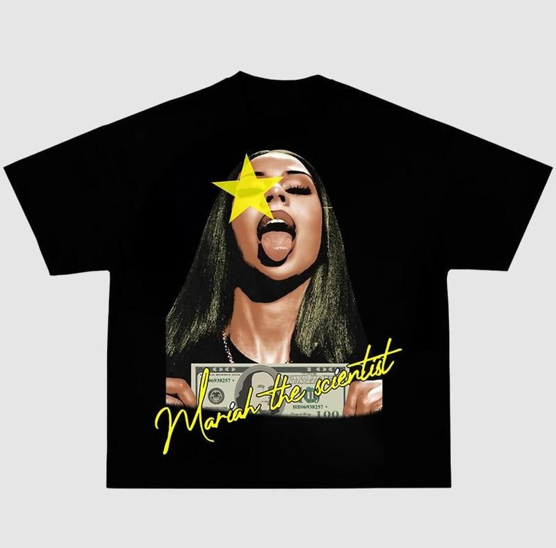 Mariahh The Scientistt Star Yellow Tee Shirt, Graphic Tee Shirt Hoodie, Sweatshirt | WearSparks.com