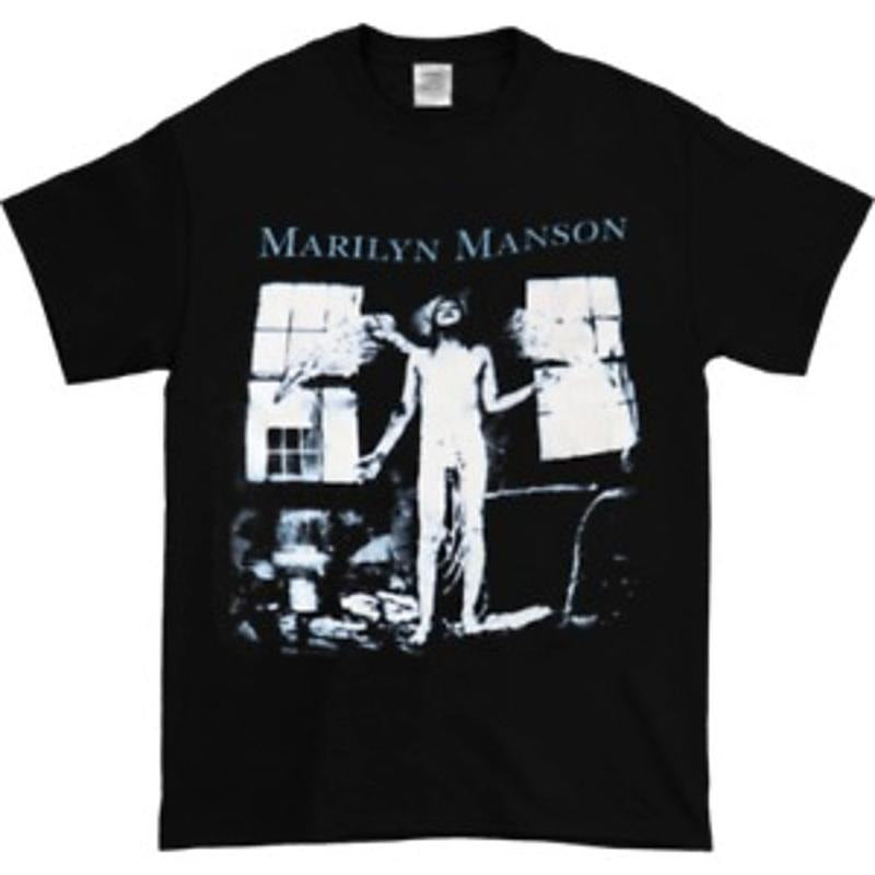 Marilyn Manson Antichrist Superstar New Black Black Cotton T-shirt Unisex Full Size Hoodie, Sweatshirt | WearSparks.com