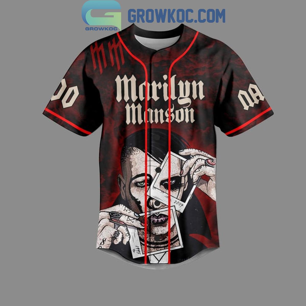 Marilyn Manson Sweet Dream Are Made Of This Personalized Baseball Jersey