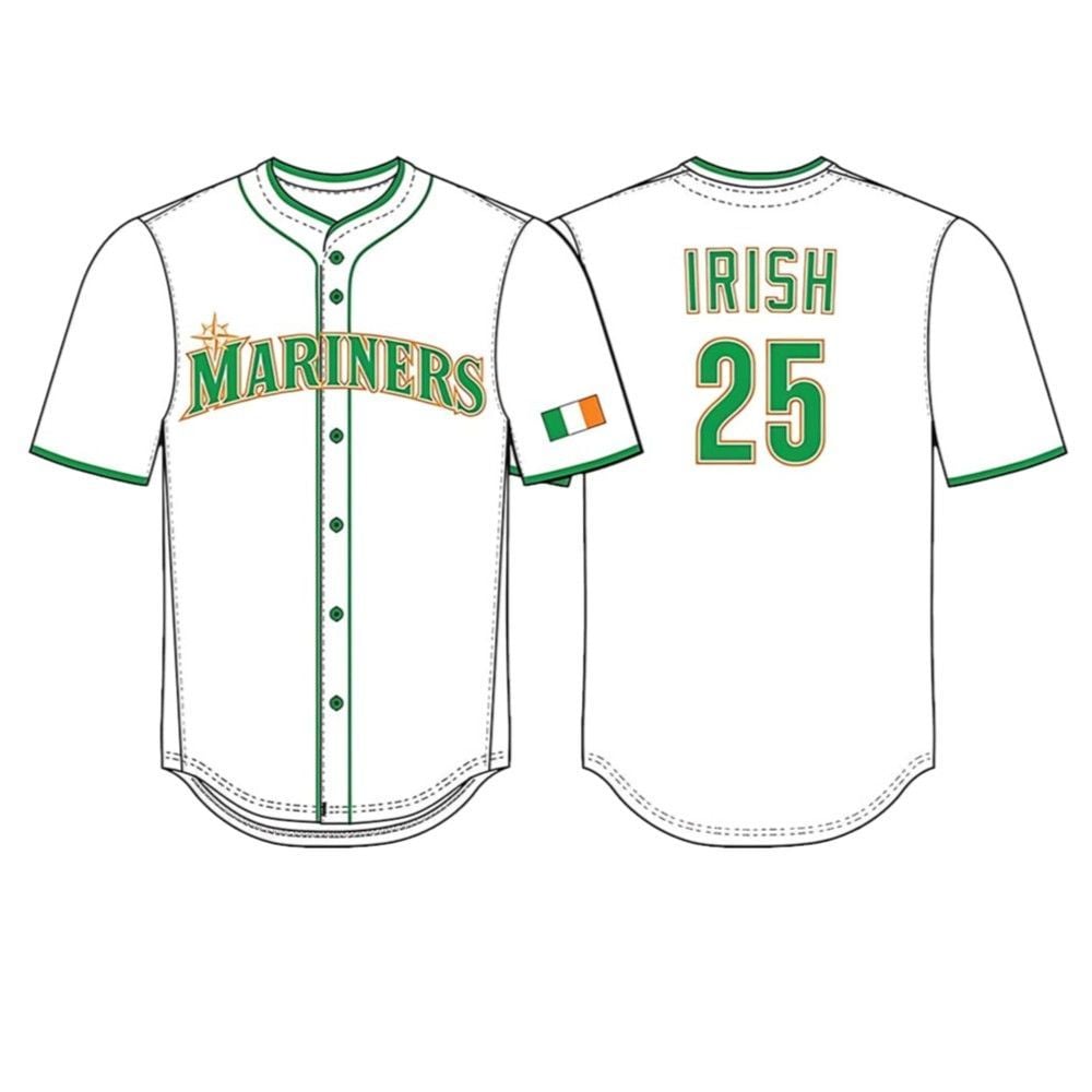 Mariners Irish Heritage Night Jersey 2025 Giveaway - Grishko.com T-Shirts, Hoodie, Sweatshirt | WearSparks.com (Image 2)