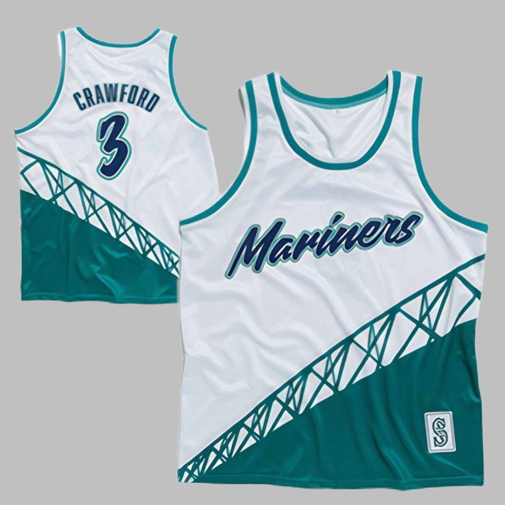 Mariners JP Crawford Basketball Jersey Night Giveaway 2025 - Grishko.com T-Shirts, Hoodie, Sweatshirt (Image 1)