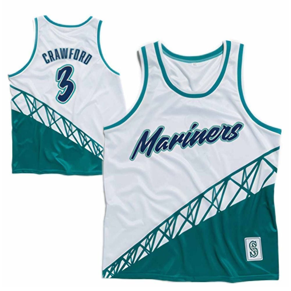 Mariners JP Crawford Basketball Jersey Night Giveaway 2025 - Grishko.com T-Shirts, Hoodie, Sweatshirt (Image 2)