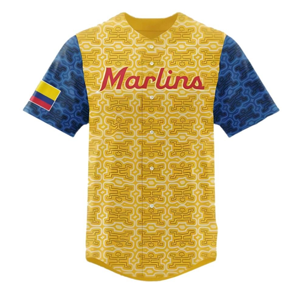 Marlins Colombian Heritage Celebration Jersey Giveaway 2025 - Grishko.com T-Shirts, Hoodie, Sweatshirt (Image 2)