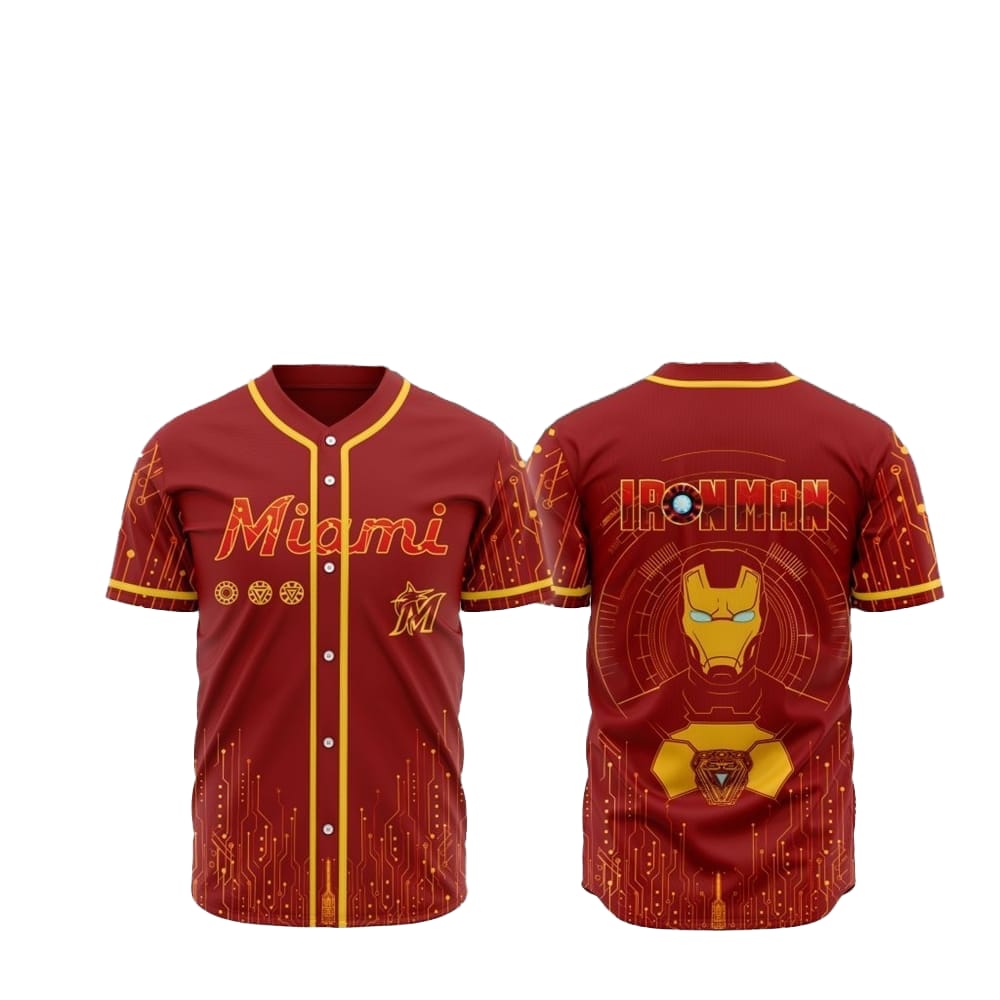 Marlins Iron Man Jersey 2025 - Grishko.com T-Shirts, Hoodie, Sweatshirt | WearSparks.com