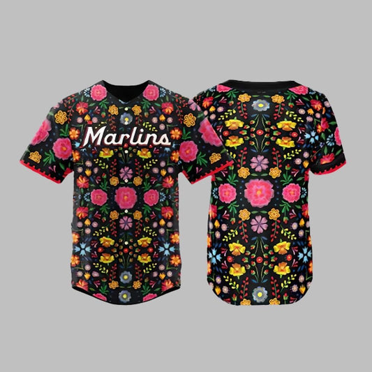 Marlins Mexican Heritage Celebration Jersey 2025 Giveaway - Grishko.com T-Shirts, Hoodie, Sweatshirt (Image 1)