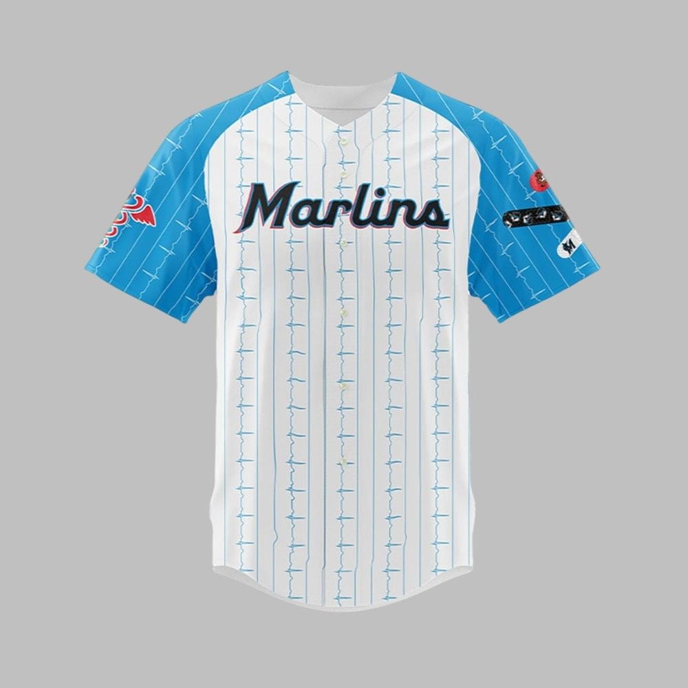 Marlins Nurse Appreciation Night Jersey 2025 Giveaway - Grishko.com T-Shirts, Hoodie, Sweatshirt | WearSparks.com (Image 1)