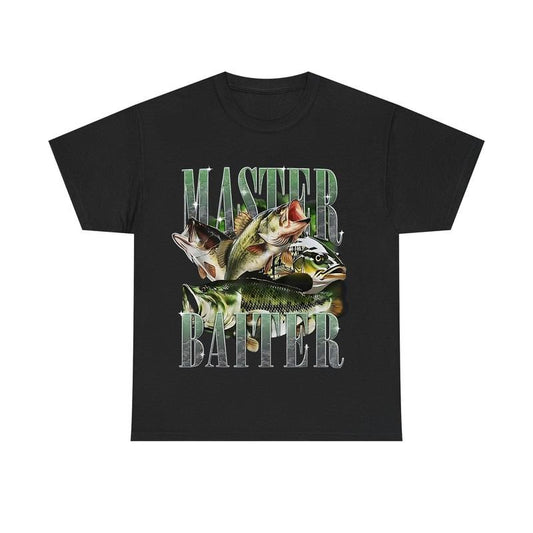 Master Baiter Bass Fishing Fisher Papa Shirt, Unisex Graphic Tee S-3XL Hoodie, Sweatshirt | WearSparks.com