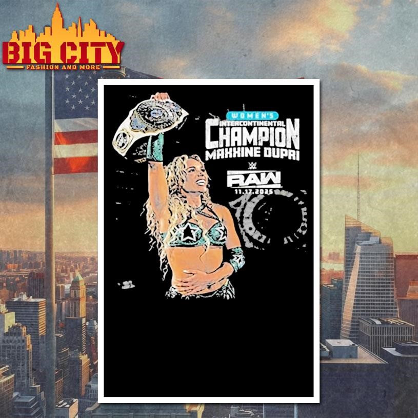 Maxxine Dupri Intercontinental Champion Shirt