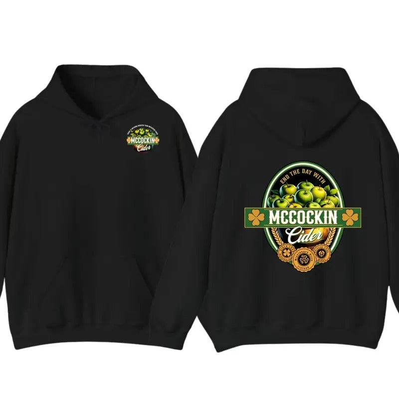 McCockin Cider Men's Funny 2 Sided T-Shirt  Hoodie - humor Menswear Casual T-Shirt unisex Sweatshirt | WearSparks.com