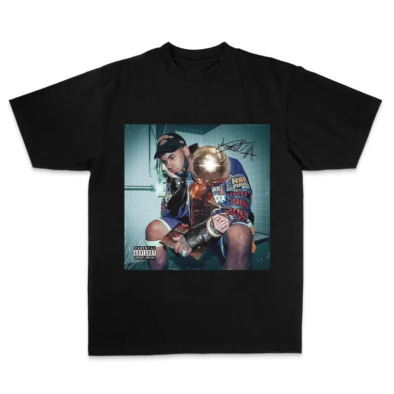 Medium Real Hasta La Muerte Tee - Men's Streetwear Top with Tropical Prints and Crewneck Hoodie, Sweatshirt | WearSparks.com
