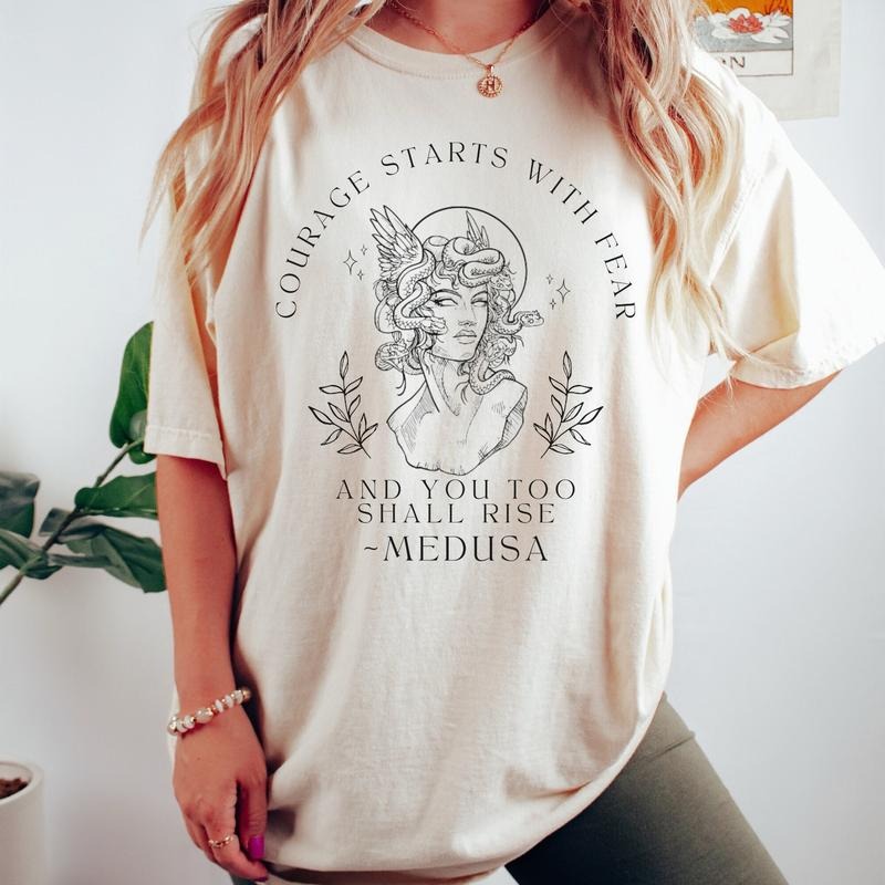 Medusa T-Shirt Greek Mythology Greek Goddess Greek Apparel Mythology Shirt Mystical Shirt Snake Shirt Snake Sweater...