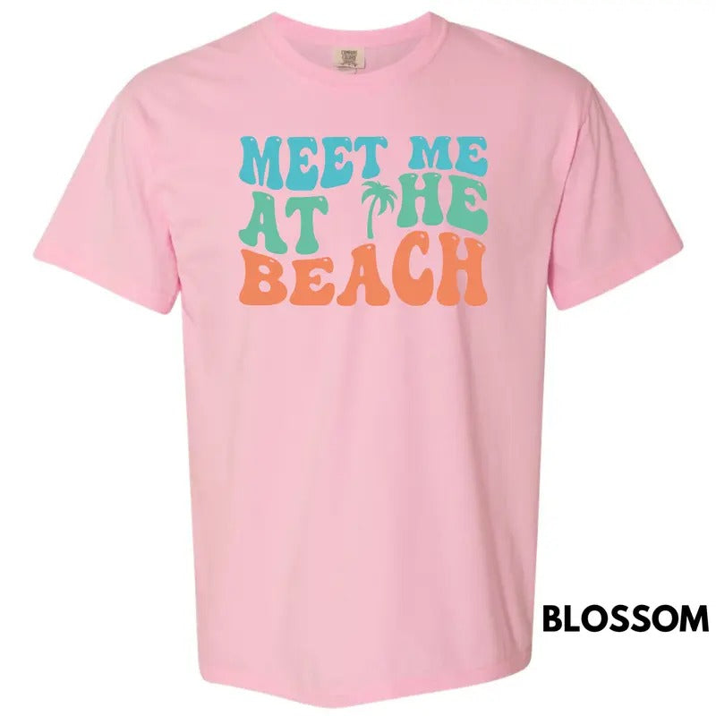 Meet Me At The Beach Comfort Colors T-Shirt 'NLB' Hoodie, Sweatshirt | WearSparks.com