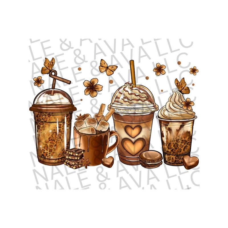 Melanin Coffee Cups DTF Transfer T-Shirts, Hoodie, Sweatshirt | WearSparks.com