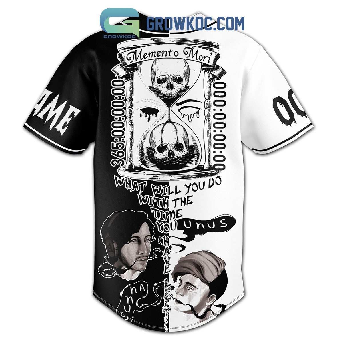 Memento Mori What Will You Do With The Time You Have Personalized Baseball Jersey