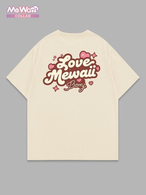 Men Regular Fit Love Me Waili Print Round Neck Graphic Tee, Casual Short Sleeve T-shirt for Daily Wear,  Men Top for All...