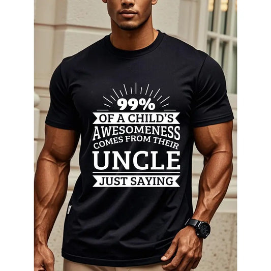 Men'S Cotton T-Shirt - 99% Awesomeness