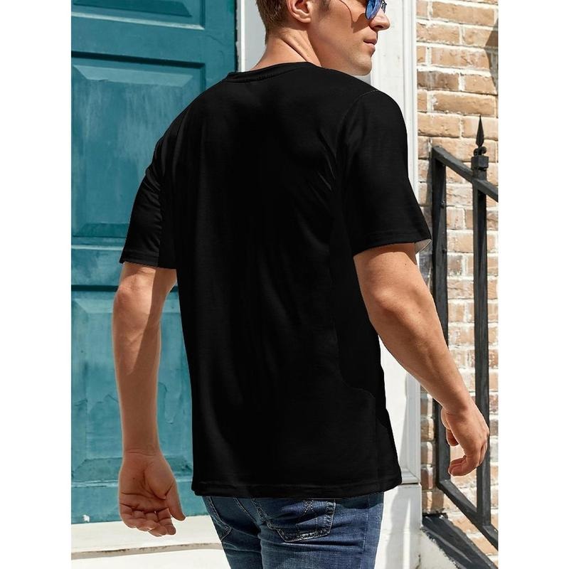 Men'S Inspirational Scripture T-Shirt - 100% Cotton Crew Neck Tee with Geometric Pattern - Casual Loose Fit Top for...