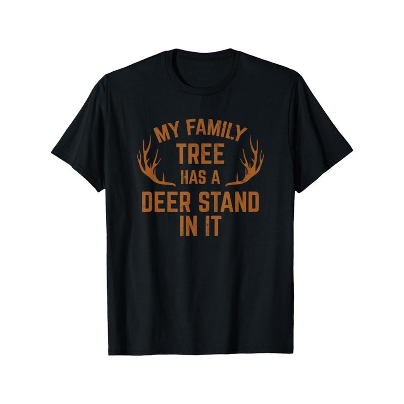 Men's 'My Family Tree Has A Deer Stand In It' Hunting T-Shirt