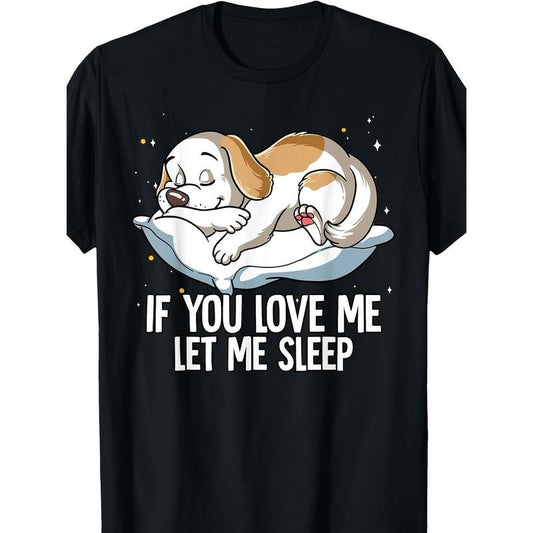 Men's 100% Cotton T-Shirt with Cartoon Dog Print - Crew Neck, Short Sleeve, Regular Fit for Casual Wear & All-Season...