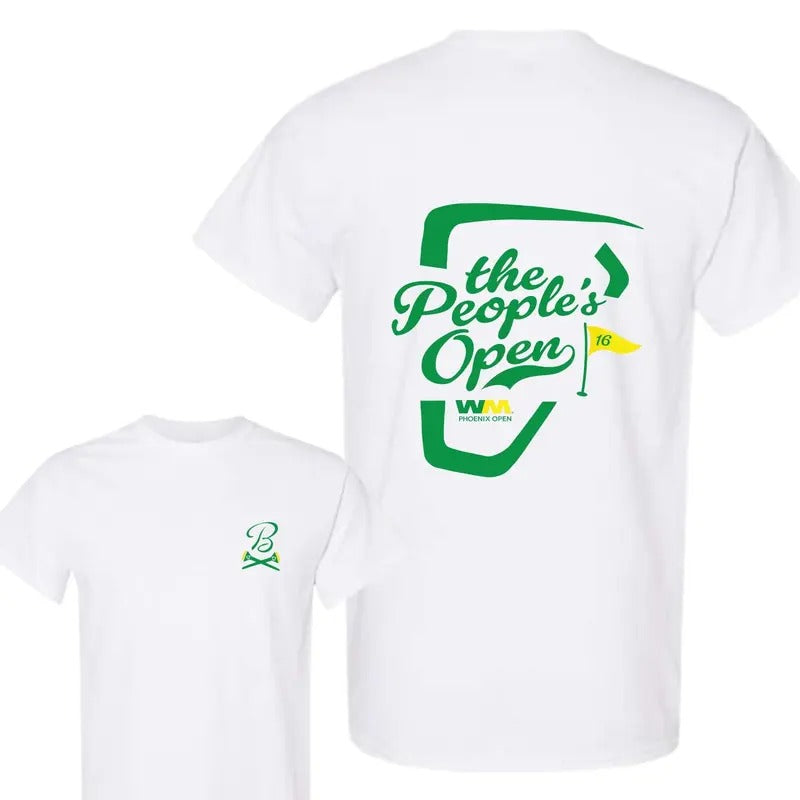 Men's Barstool Golf White WM Phoenix Open The People's Open T-Shirt Casual Menswear Hoodie, Sweatshirt | WearSparks.com